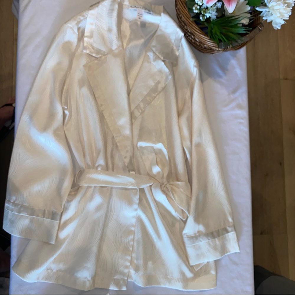 Oscar de la Renta Ivory 100% polyester Top